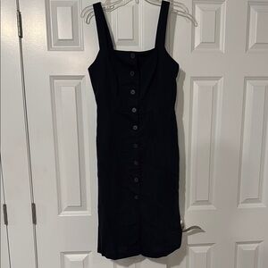 Navy blue midi GAP jumper dress academia uniform size 4 (small)